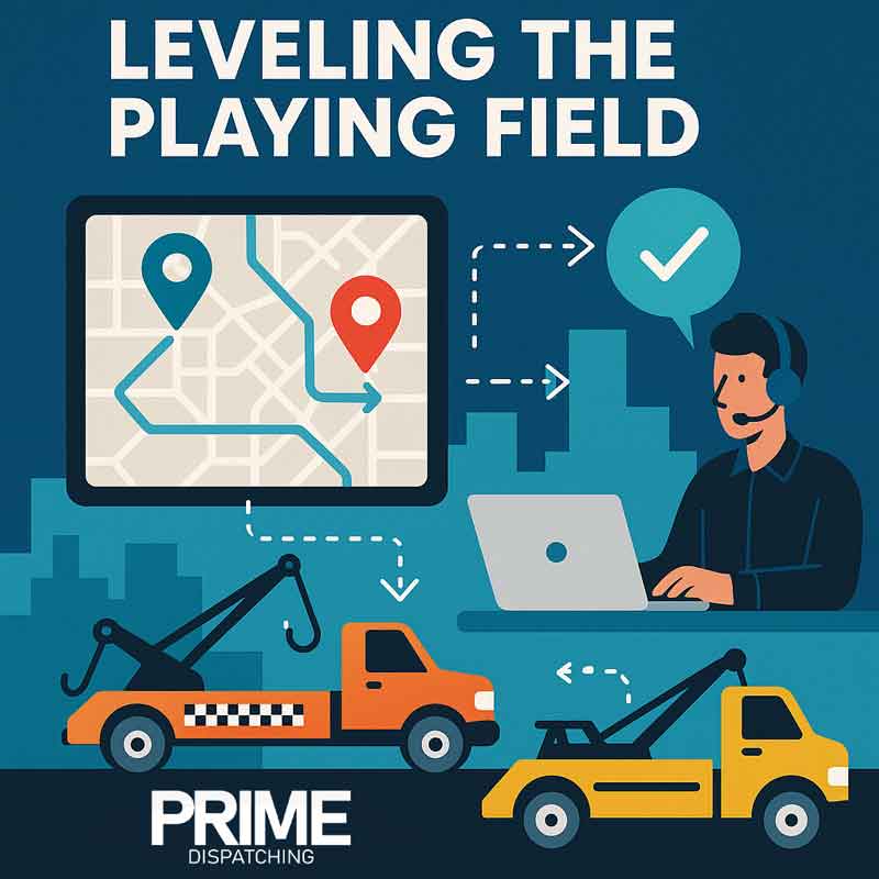 How Dispatchers Help Small Tow Companies Compete with Big Fleets