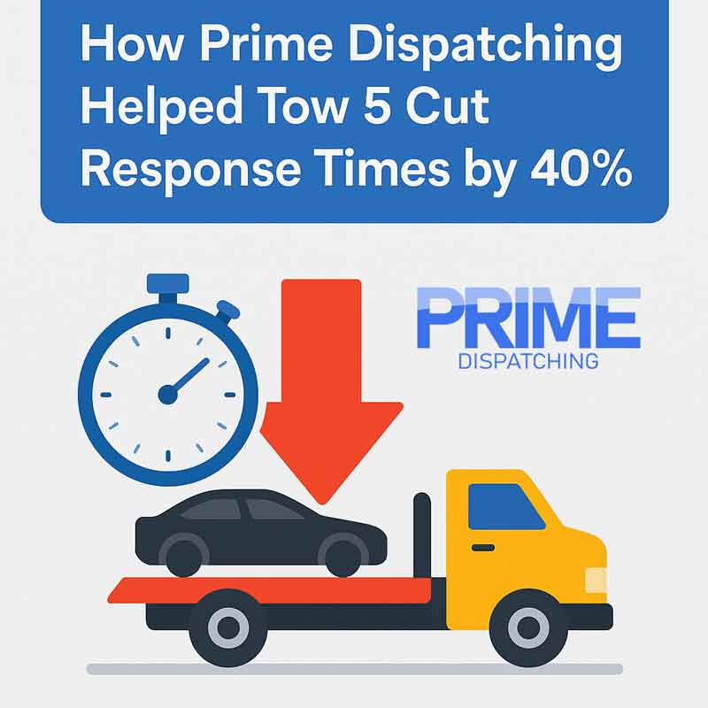 Case Study: How Prime Dispatching Helped Tow 5 Cut Response Times by 40%